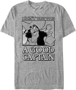 Peter Pan Captain Hook Not a Good Captain, Short Sleeve T-Shirt