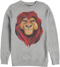 Lion King Mufasa Geometrics, Crewneck Fleece