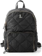 Personalized Quilted Nylon Backpack