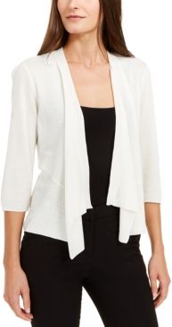 Draped Open-Front Cardigan, Created for Macy's