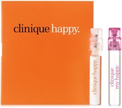 Receive a Free My Happy in Peony and Happy Sample with any Clinique fragrance purchase!