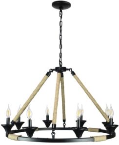 Canyon Home Gothic Wagon Wheel Light Fixture