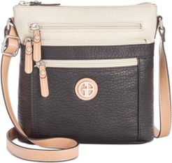 Colorblock Pebble Crossbody, Created for Macy's