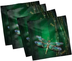 Dragonfly Set of 4 Napkins, 12" x 12"