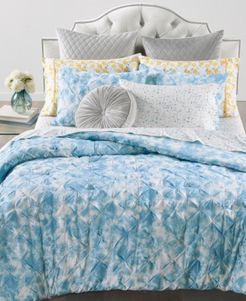 Closeout! Whim by Martha Stewart Collection Pleated Tie Dye 2-Pc. Twin/Twin Xl Comforter Set, Created for Macy's Bedding