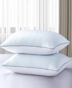Summer/Winter White Goose Feather Bed Pillow - 2 Pack, Jumbo