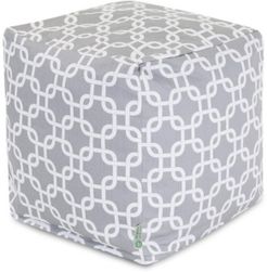 Links Ottoman Pouf Cube with Removable Cover 17" x 17"