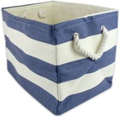 Paper Basket Stripe Rectangle Medium