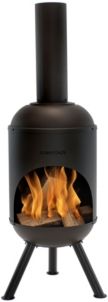 Steel Outdoor Wood-Burning Chiminea Fire Pit