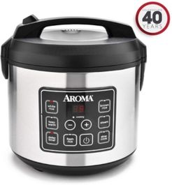 Arc-150SB 20 Cup Cooked Digital Cool-Touch Rice Cooker, Food Steamer and Slow Cooker