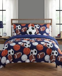Play All Day Twin 5 Piece Comforter Set Bedding