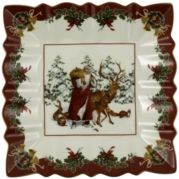 Toys Fantasy Square Bowl, Santa with forest animals