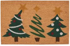 Holiday Trees 18" x 28" Door Mat Bedding