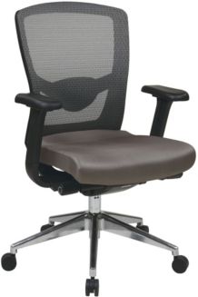 Grey ProGrid High Back Office Chair