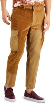 Harry Relaxed-Fit Patchwork Pieced Colorblocked Corduroy Cargo Pants