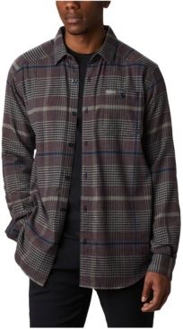 Cornell Woods Regular-Fit Stretch Plaid Flannel Shirt