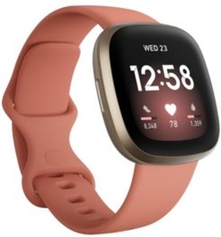Versa 3 Pink Clay Strap Smart Watch 39mm
