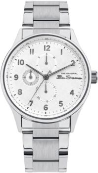 Silver-Tone Stainless Steel Multifunction Watch, 41mm