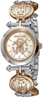 by Franck Muller Women's Swiss Quartz Silver-Tone Stainless Steel Bracelet Watch 28mm