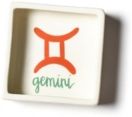 Zodiac Square Trinket Bowl - Gemini