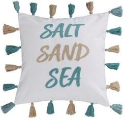Humewood Salt Sand Sea Pillow, 18" x 18"