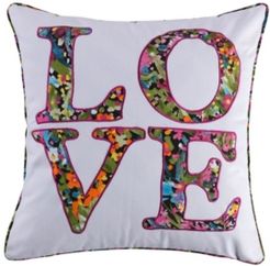 Love 20" Square Decorative Pillow