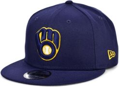 Milwaukee Brewers 2 Tone Link 9FIFTY Snapback Cap