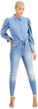 Kendall + Kyle Juniors' High-Rise Skinny Ankle Jeans