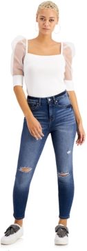 Kendall + Kyle Juniors' High-Rise Skinny Ankle Jeans