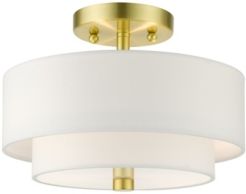 Meridian 2 Lights Semi Flush