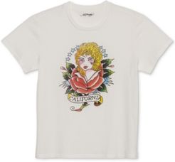 Cotton California-Graphic Boyfriend T-Shirt