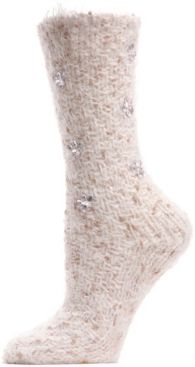 Floral Gems Women's Cozy Crew Slipper Socks