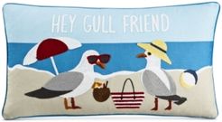 Gull Friend 14" x 24" Decorative Pillow, Created for Macy's