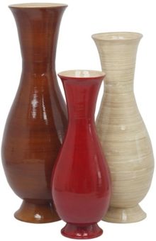 Modern Handmade Floor Vase, Set of 3