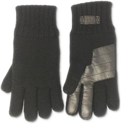Knit Glove with Palm Patch