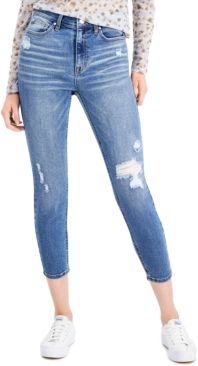 Juniors' High-Rise Skinny Ankle Jeans