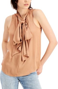 Inc Textured Oversized-Bow Top, Created for Macy's