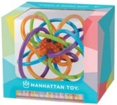 Manhattan Toy Company Winkel Rattle and Teether + The Make Believe World of Winkel Board Book