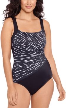 Glass Cutter Printed One-Piece Swimsuit Women's Swimsuit