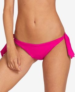 Juniors' Simply Seam Tie-Side Bikini Bottoms Women's Swimsuit