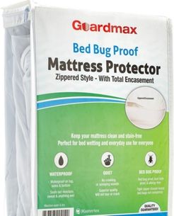 Rv Camper Bed Bug Proof And Water-resistant Zippered Anti-allergenic Mattress Encasement, 60" X 75"