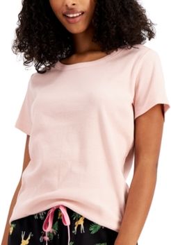 Ribbed-Knit Pajama T-Shirt, Created for Macy's
