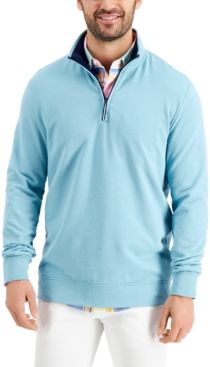 Regular-Fit 1/4-Zip Fleece Sweatshirt, Created for Macy's
