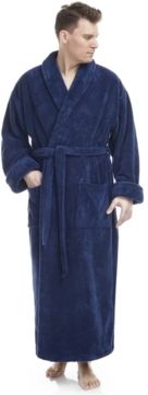 Shawl Collar Full Ankle Length Fleece Bathrobe Bedding