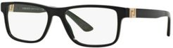 VE3211 Men's Rectangle Eyeglasses