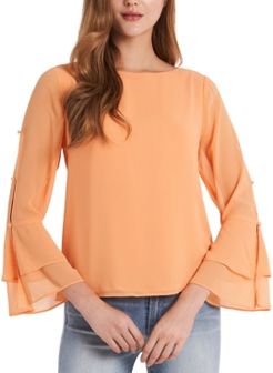 Tiered Chiffon Top