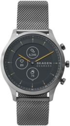 and Women's Hybrid Hr Jorn Gray Steel-Mesh Strap Smart Watch 42mm