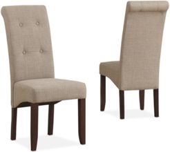 Verona Set of 2 Tufted Parson Chairs, Direct Ships for $9.95!