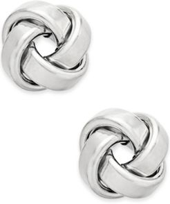 Love Knot Stud Earrings in 14k Gold or White Gold