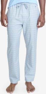 Windowpane Plaid Cotton Pajama Pants